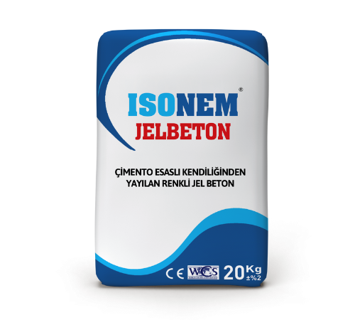 ISONEM JELBETON Cement alapú önterülő színes gélbeton